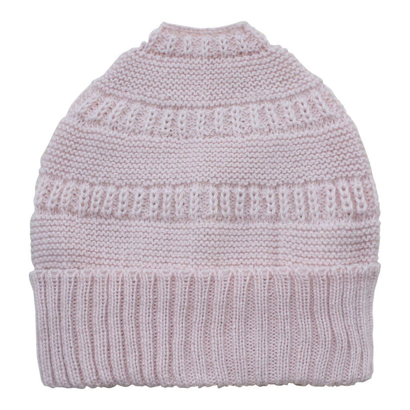 Load image into Gallery viewer, Messy Bun Alpaca Hat