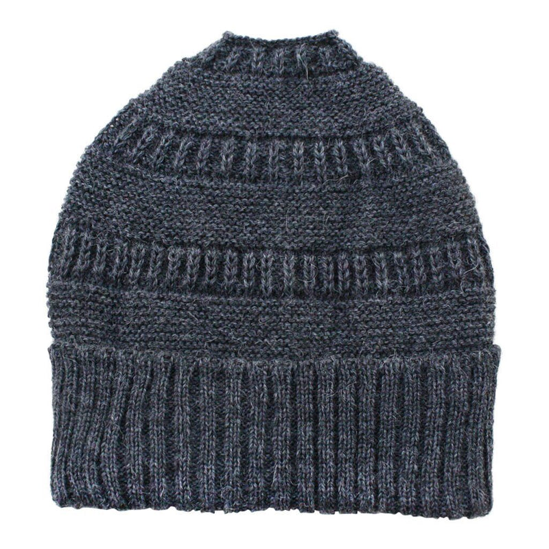 Load image into Gallery viewer, Messy Bun Alpaca Hat