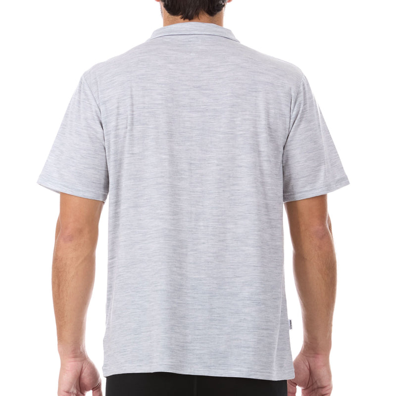 Load image into Gallery viewer, Microweight Men's Wool Polo - Woolverino