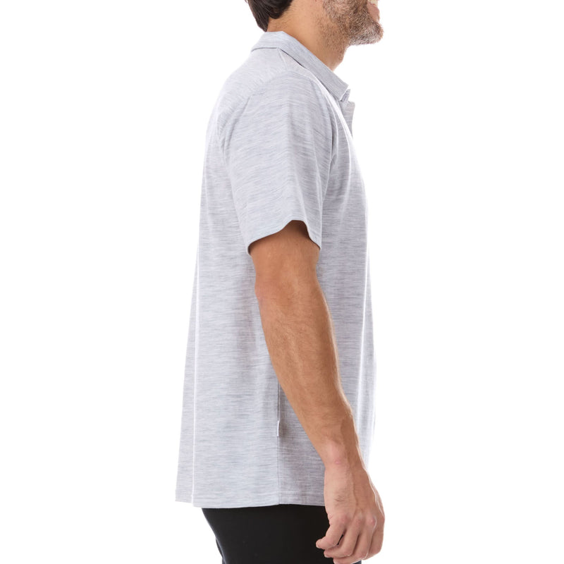 Load image into Gallery viewer, Microweight Men's Wool Polo - Woolverino