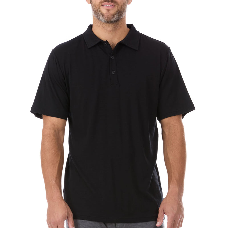 Load image into Gallery viewer, Microweight Men's Wool Polo - Woolverino