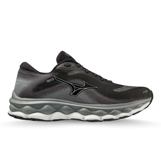 Women's Mizuno Wave Sky 7, Black/Silverstar, 6.5 B Medium - Skoutley Outdoors LLC