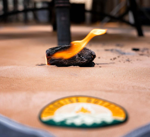 Load image into Gallery viewer, Ember Mat - Protect The Ground From Popping Embers or Dripping Grease