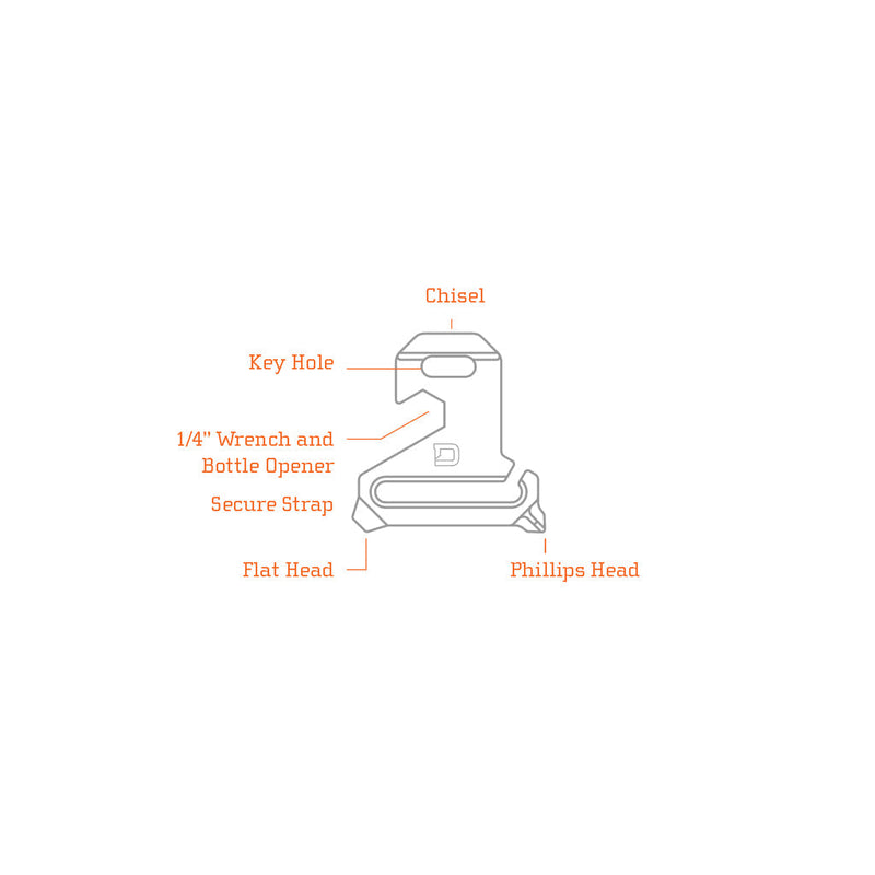 Load image into Gallery viewer, MT01 Clasp Multi-Tool