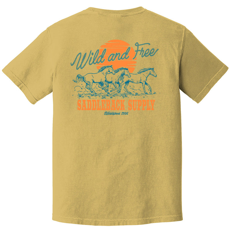 Load image into Gallery viewer, Wild and Free Pigment Tee