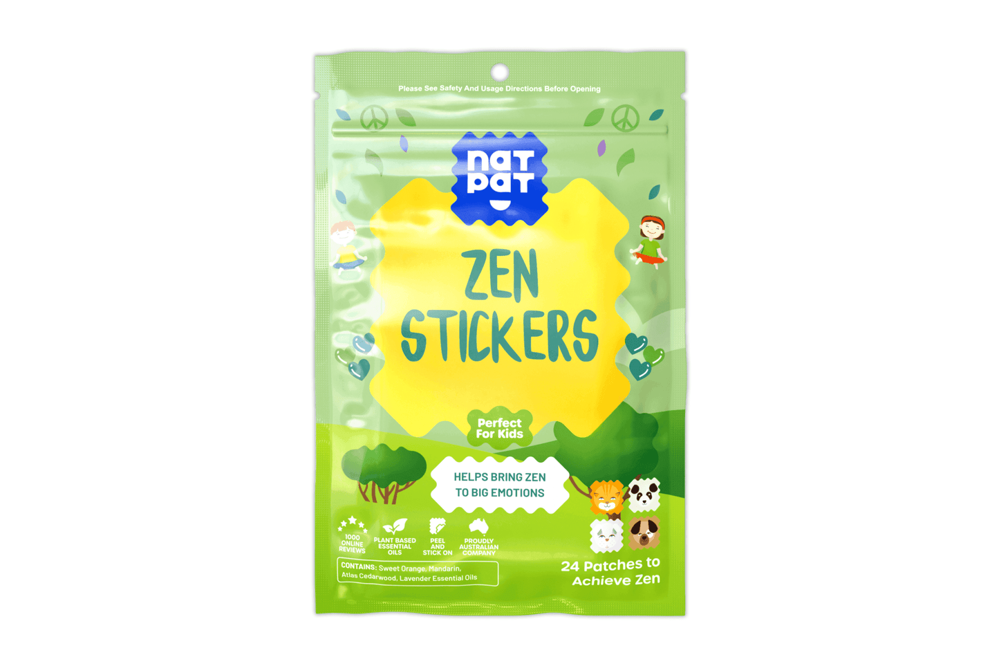 ZenPatch - Mood Calming Patches - Skoutley Outdoors LLC