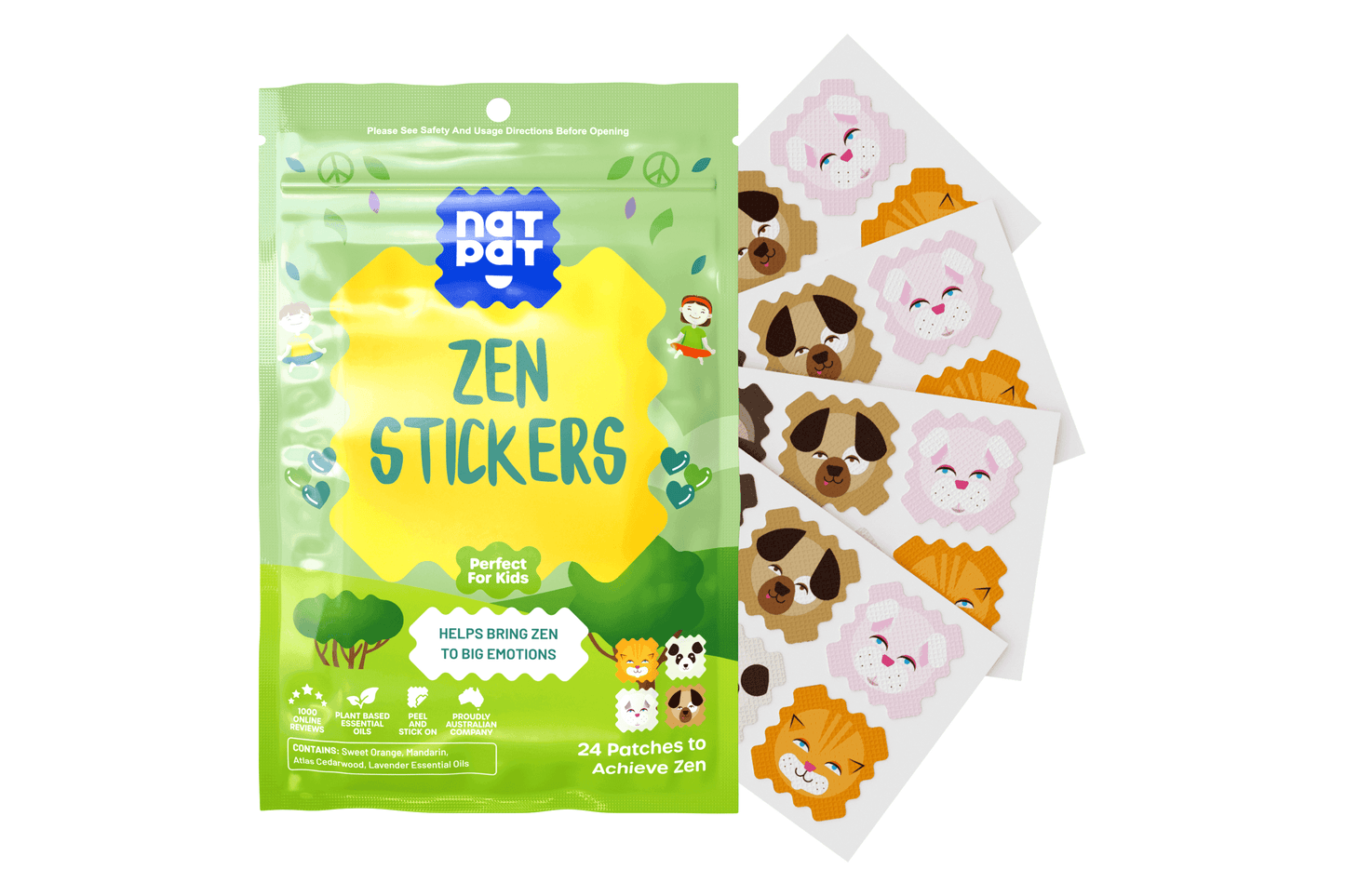 ZenPatch - Mood Calming Patches - Skoutley Outdoors LLC