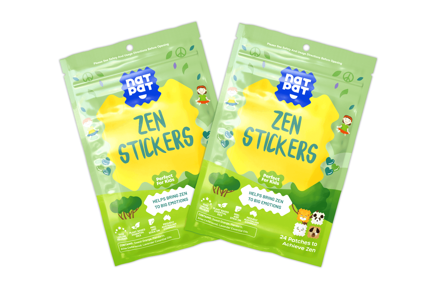 ZenPatch - Mood Calming Patches - Skoutley Outdoors LLC