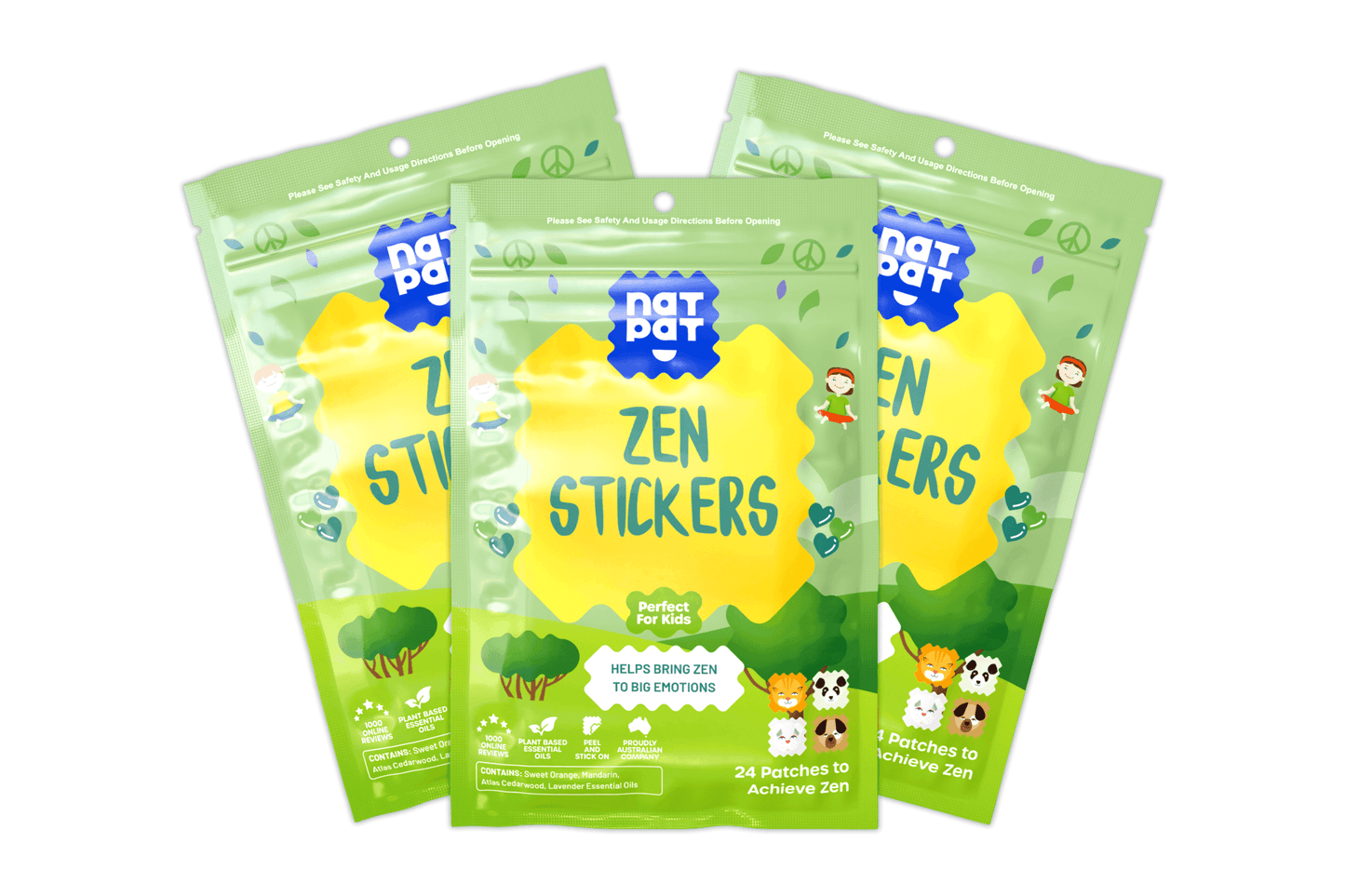 ZenPatch - Mood Calming Patches - Skoutley Outdoors LLC