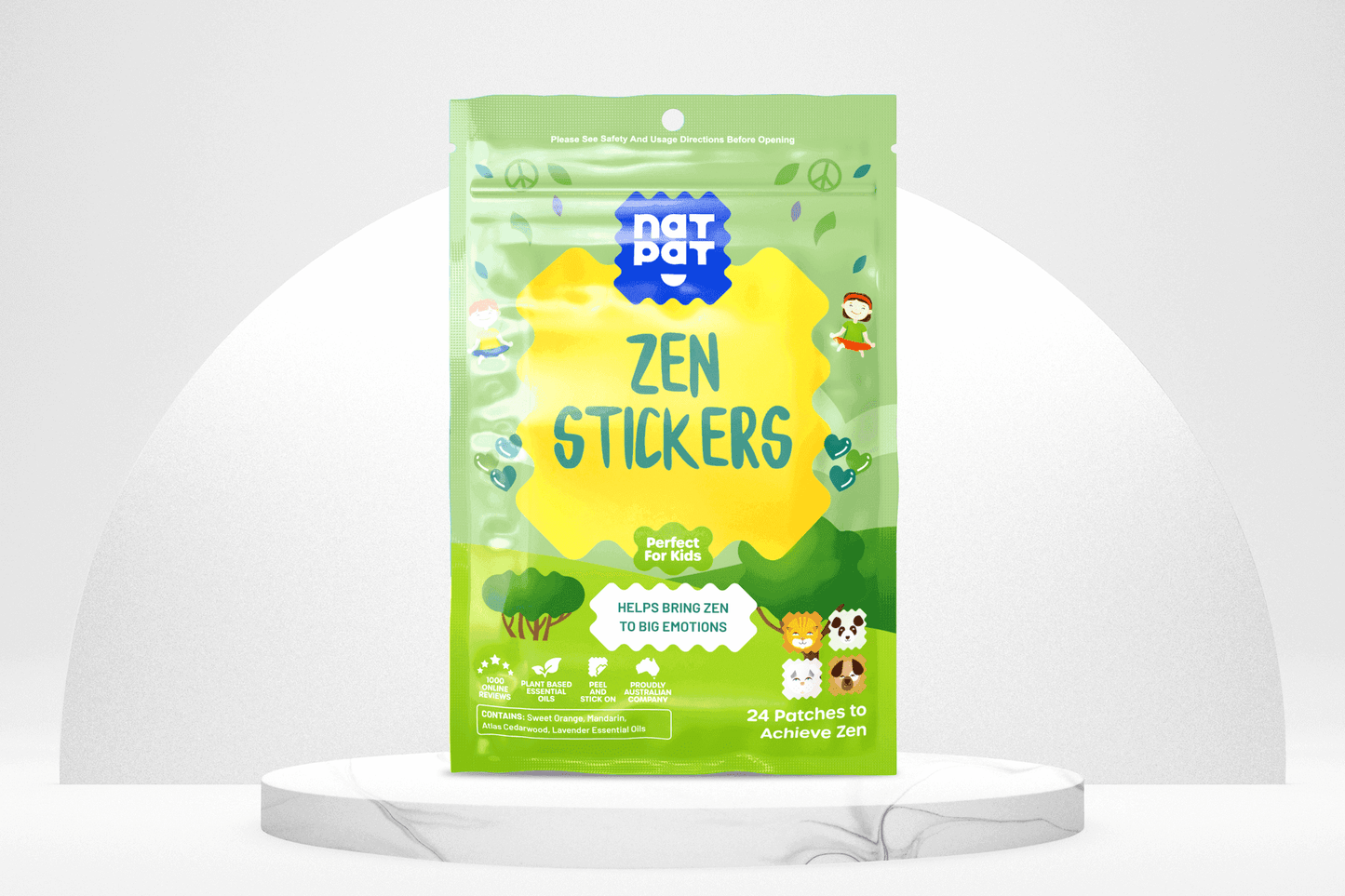 ZenPatch - Mood Calming Patches - Skoutley Outdoors LLC