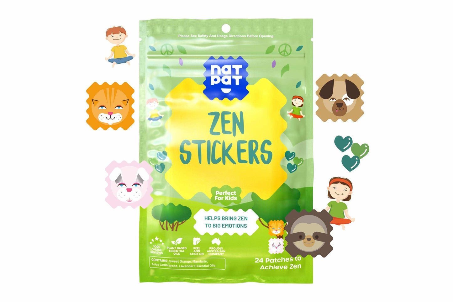 ZenPatch - Mood Calming Patches - Skoutley Outdoors LLC