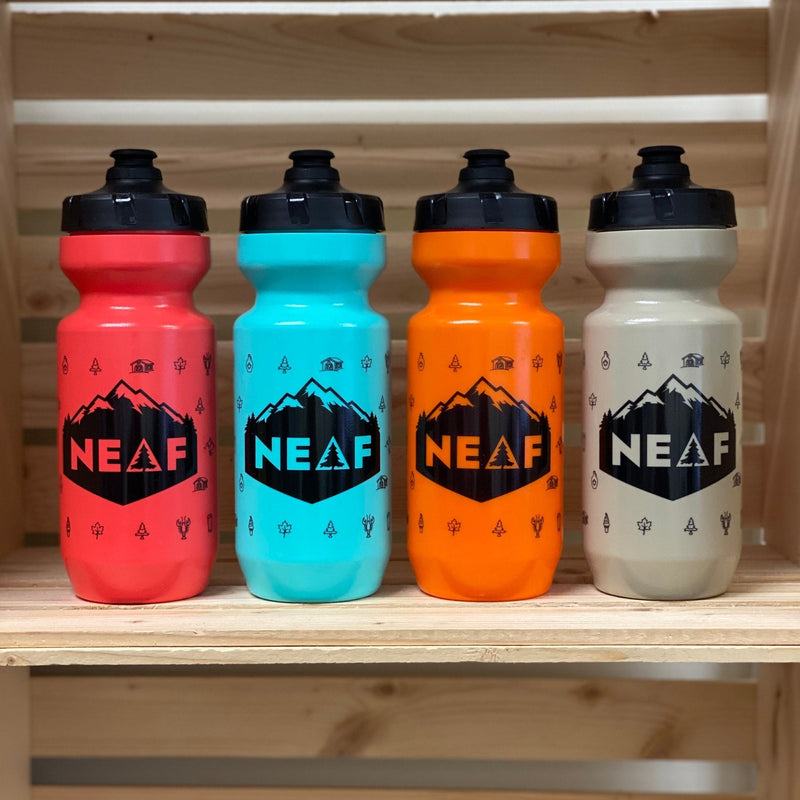 Load image into Gallery viewer, NEAF 22oz Purist Water Bottle Black Caps