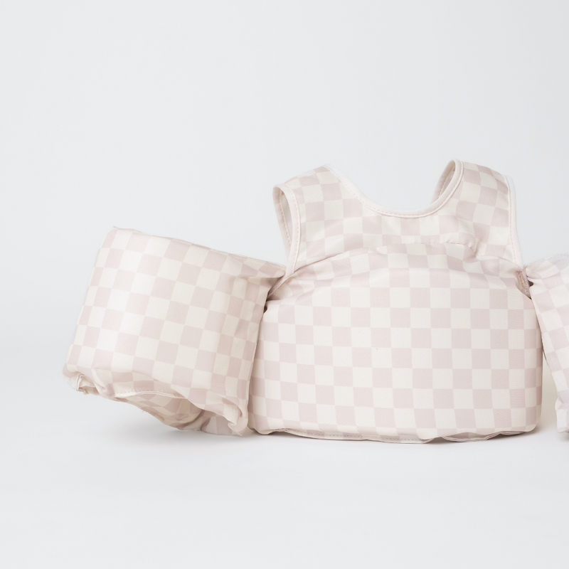 Load image into Gallery viewer, Neutral Checkered Kids Float