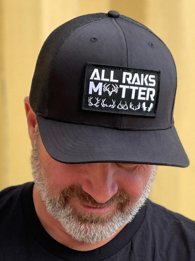 Load image into Gallery viewer, All Raks Matter ™ Trucker Hat - Black Patch