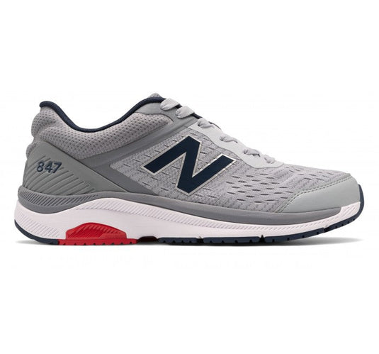 Men's New Balance 847v4, Silver Mink/Gunmetal, 9 D Medium - Skoutley Outdoors LLC