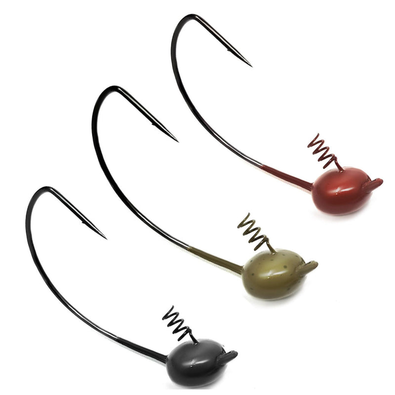 Load image into Gallery viewer, Reaction Tackle Tungsten Shaky Head Jigs 5-Pack