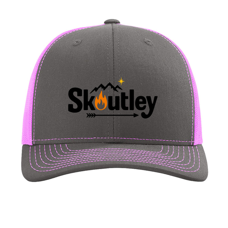 Load image into Gallery viewer, Charcoal/ Neon Pink - FRONT