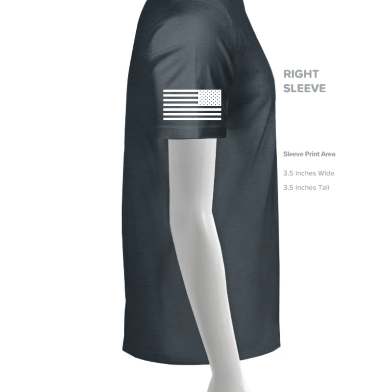 Load image into Gallery viewer, Heather Navy - SLEEVE_RIGHT