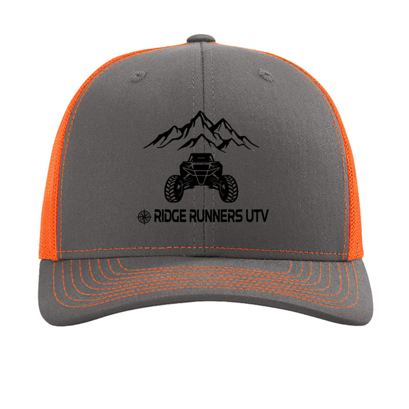 Load image into Gallery viewer, Charcoal/ Neon Orange - FRONT