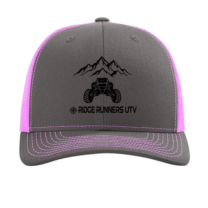 Load image into Gallery viewer, Charcoal/ Neon Pink - FRONT