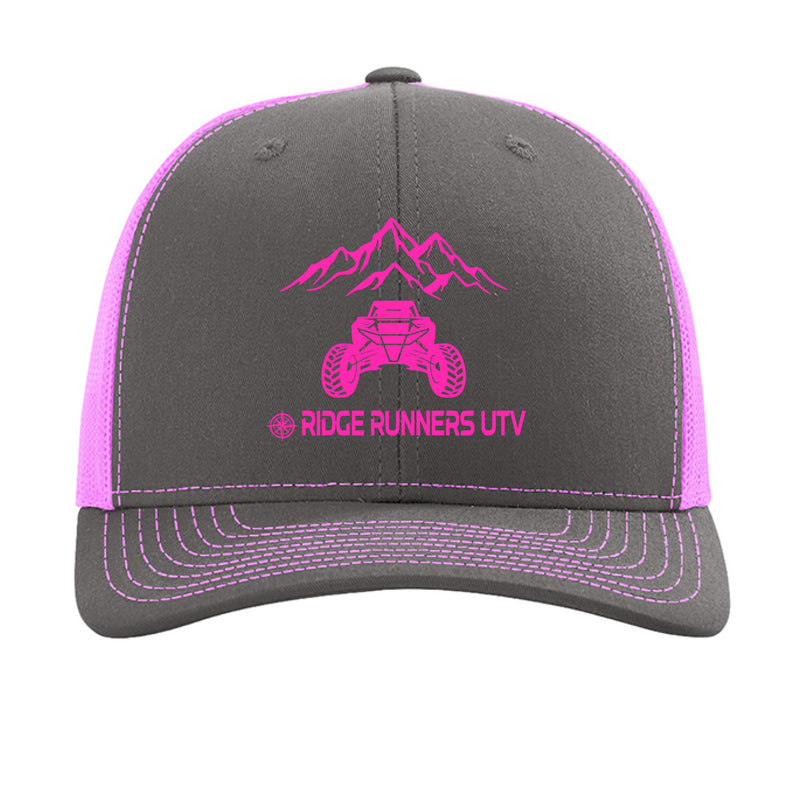 Load image into Gallery viewer, Charcoal/ Neon Pink - FRONT