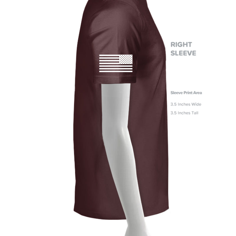 Load image into Gallery viewer, MAROON - SLEEVE_RIGHT