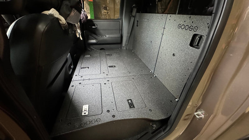 Load image into Gallery viewer, Nissan - Frontier - Crew Cab - 2021-Present - 3rd Gen - Explore Series - Second Row Seat Delete Plate System