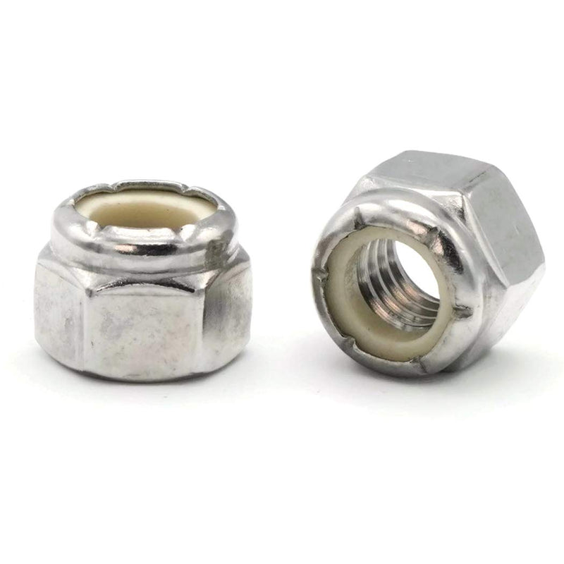 Load image into Gallery viewer, Button Head Hex, 1/4"-20 screws w/Nylon lock nuts (pack of four)