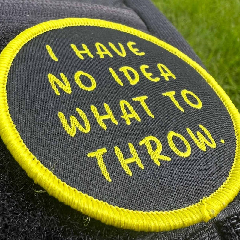 Load image into Gallery viewer, No Idea What To Throw - Disc Golf Patch - Hook And Loop