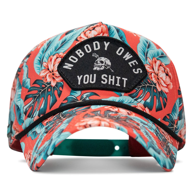Load image into Gallery viewer, Nobody Owes You Shit Arched Patch Waterproof Weekender Snapback