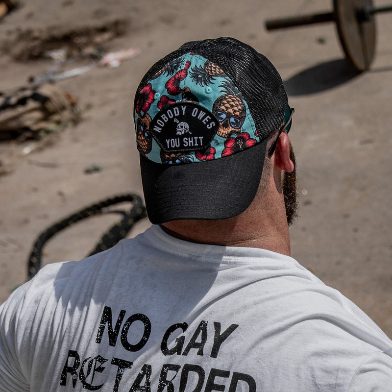 Load image into Gallery viewer, Nobody Owes You Shit Arched Patch Tactical Ripstop Mesh Snapback Hat