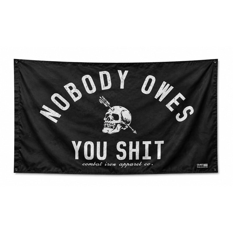 Load image into Gallery viewer, Nobody Owes You Sht 3' x 5' Flag