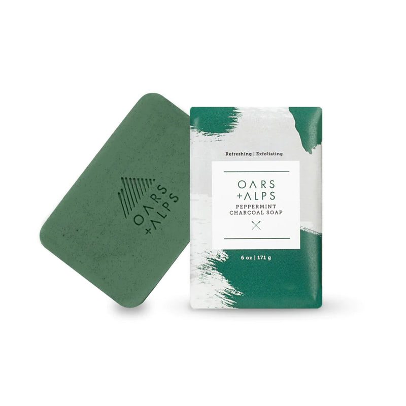 Load image into Gallery viewer, Peppermint Charcoal Bar Soap
