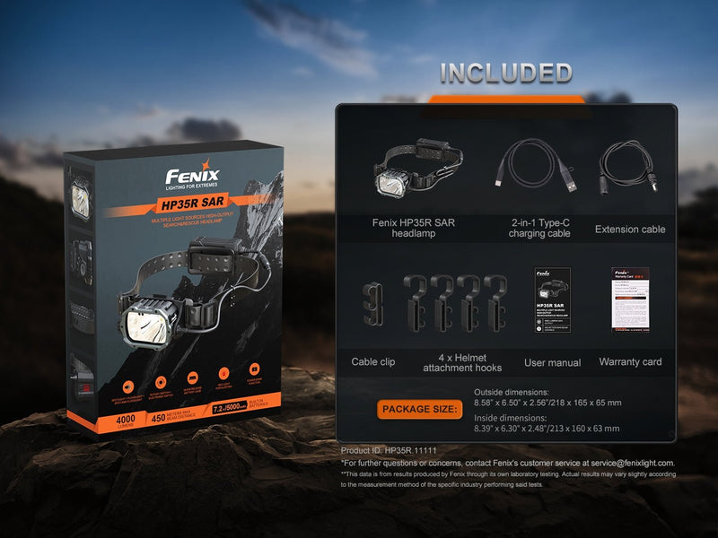 Load image into Gallery viewer, Fenix HP35R Search and Rescue Headlamp