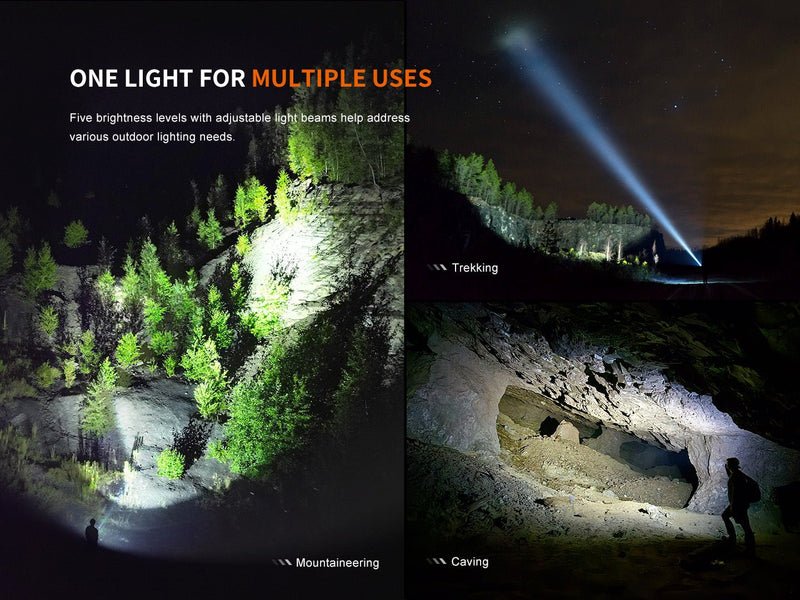 Load image into Gallery viewer, Fenix LD45R Digital Focus Rechargeable LED Flashlight