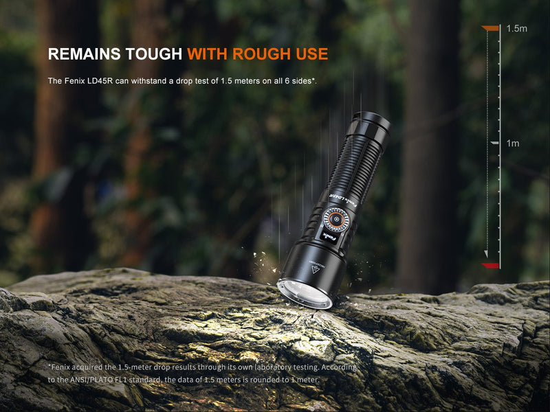 Load image into Gallery viewer, Fenix LD45R Digital Focus Rechargeable LED Flashlight