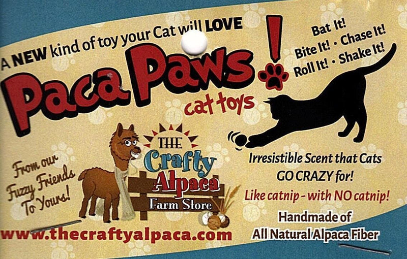 Load image into Gallery viewer, PacaPaws Felted Alpaca Cat Toys