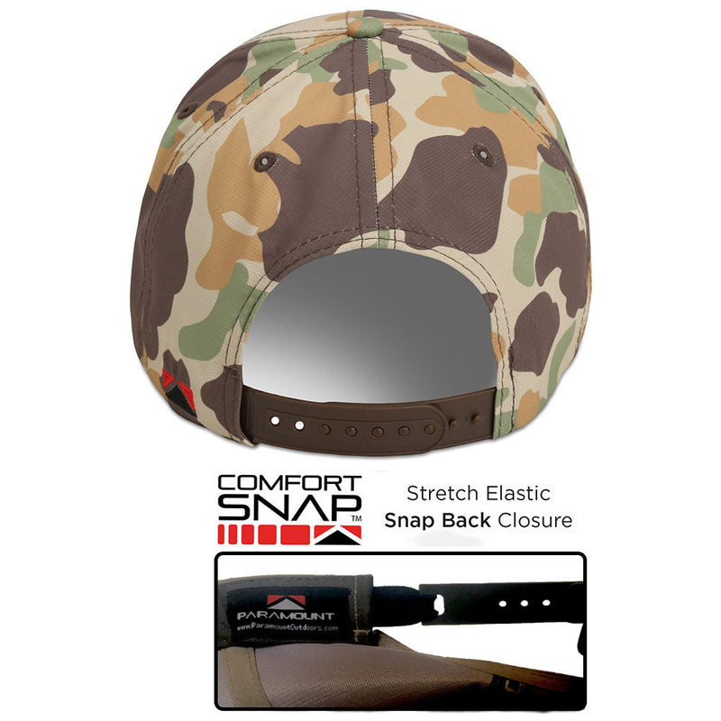 Load image into Gallery viewer, Chocolate Lab 6-Panel Riverside Vintage Camo Cap