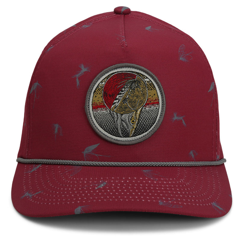 Load image into Gallery viewer, Dead Drift Fly Fishing Patch Rope Cap Fly Pattern