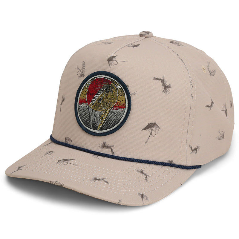 Load image into Gallery viewer, Dead Drift Fly Fishing Patch Rope Cap Fly Pattern