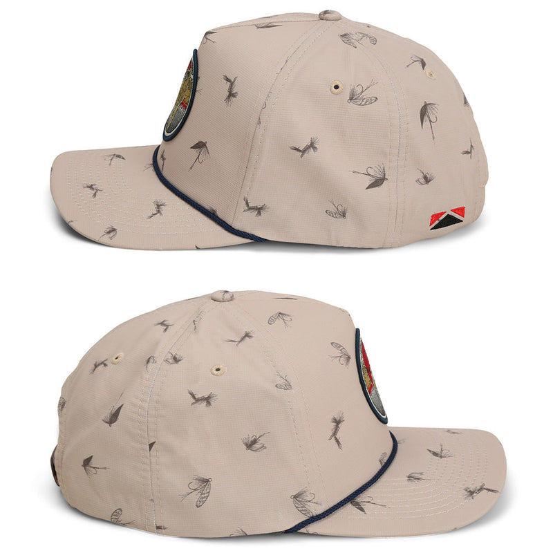 Load image into Gallery viewer, Dead Drift Fly Fishing Patch Rope Cap Fly Pattern