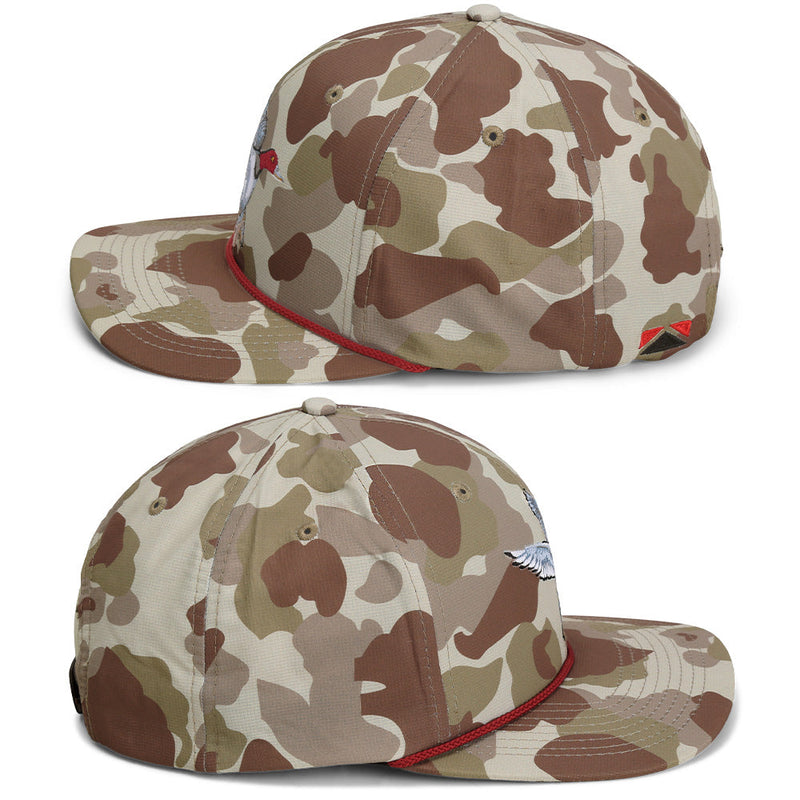 Load image into Gallery viewer, Redhead Duck Hat 6-Panel Waterfowl Rope Cap