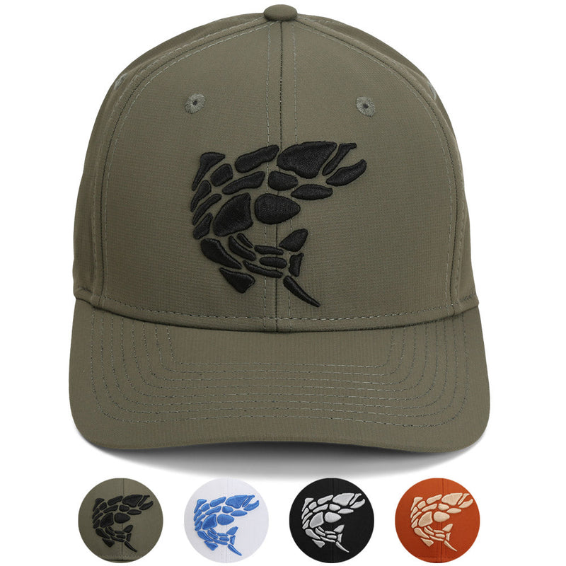 Load image into Gallery viewer, Rock Fish 3-D Puff Embroidery Performance RipStop Fishing Hat