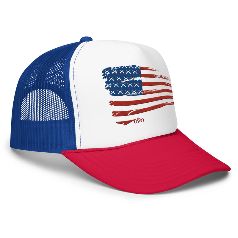 Load image into Gallery viewer, Flag Trucker Hat