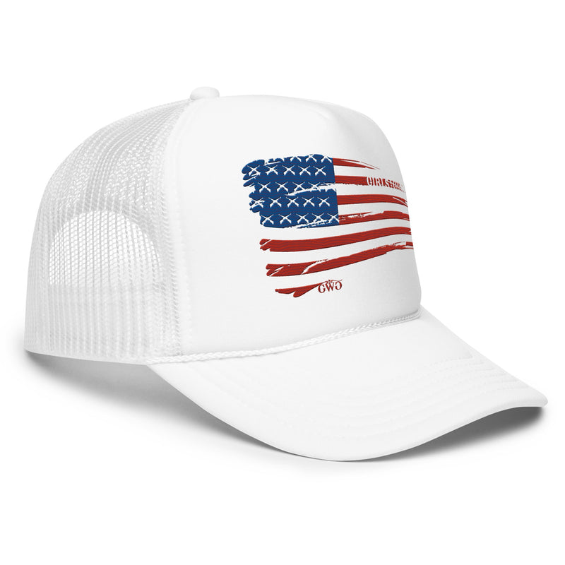 Load image into Gallery viewer, Flag Trucker Hat