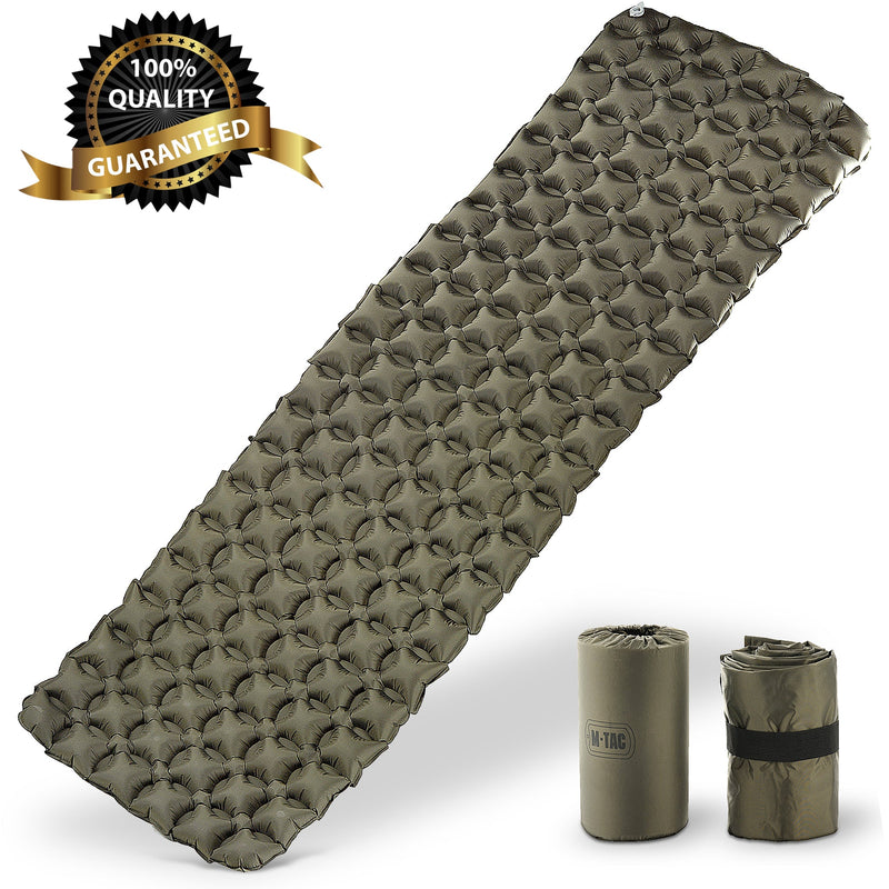 Load image into Gallery viewer, M‑Tac Inflatable Sleeping Pad (78″ × 22″)