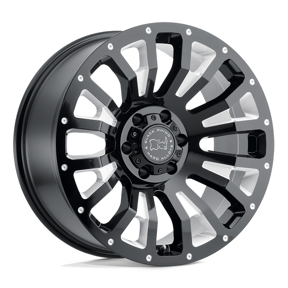 Black Rhino Hard Alloys Pinatubo Gloss Black W/ Milled Inside Window