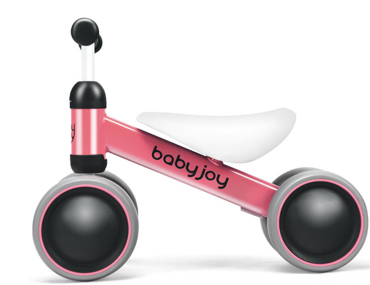 Pink Children's Balance Bike - No Pedals, Perfect for Toddlers to Learn and Play