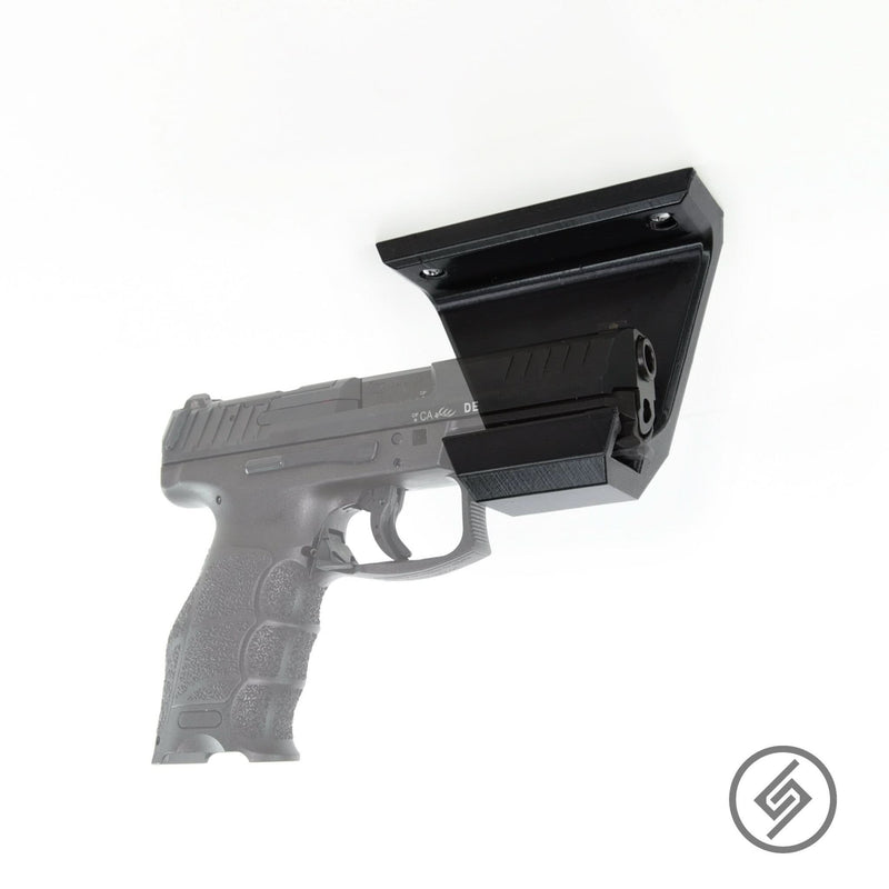 Load image into Gallery viewer, Pistol Accessory Rail Wall Storage Mount