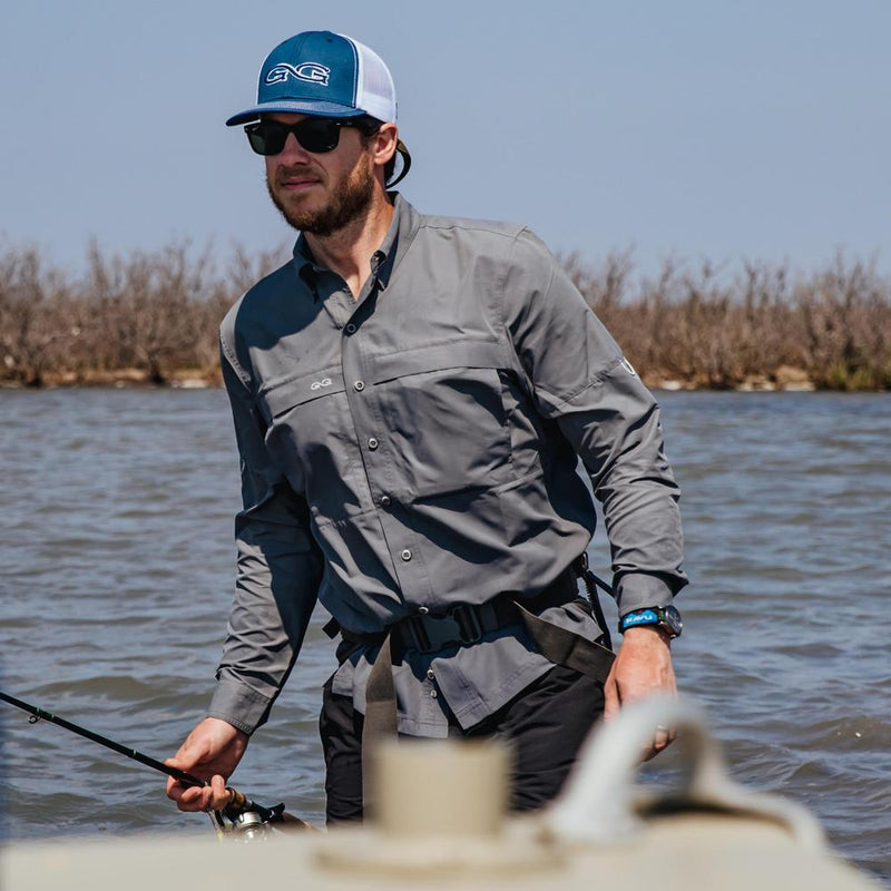 Load image into Gallery viewer, GunMetal Explorer Shirt | Long Sleeve